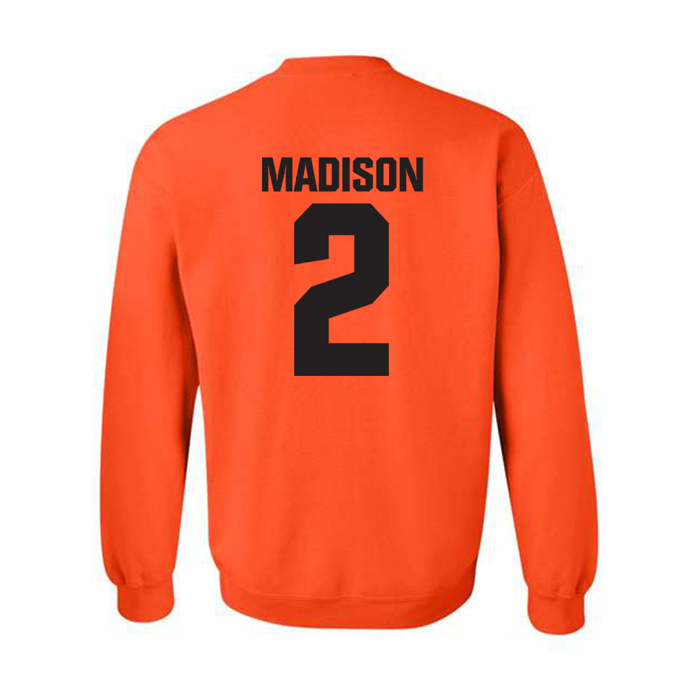 Oklahoma State - NCAA Women's Soccer : Victoria Madison - Classic Shersey Crewneck Sweatshirt-1