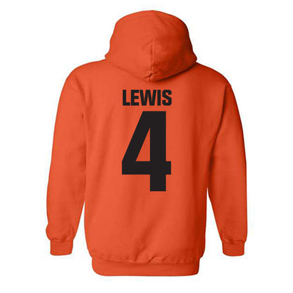 Oklahoma State - NCAA Football : Terrence Lewis - Classic Shersey Hooded Sweatshirt-1