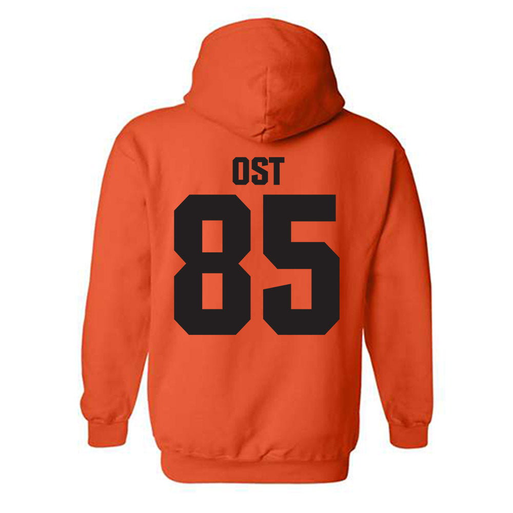 Oklahoma State - NCAA Football : Nate Ost - Classic Shersey Hooded Sweatshirt-1