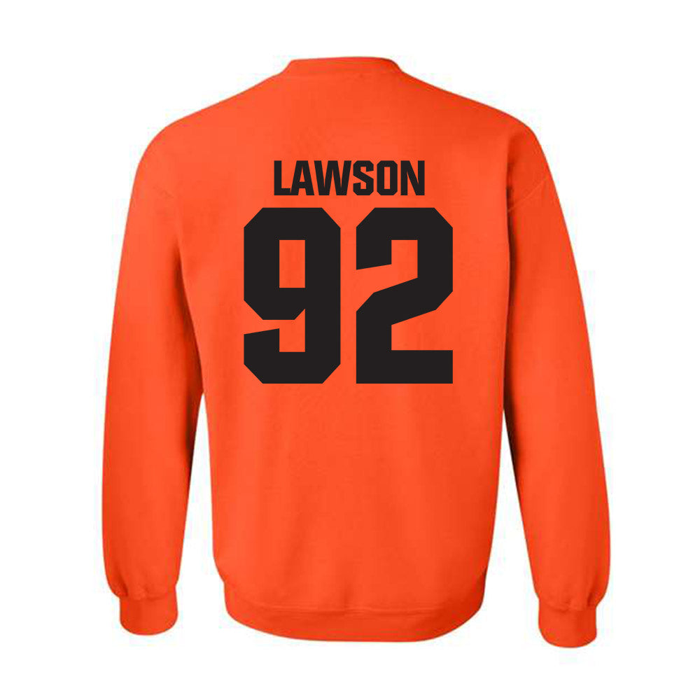 Oklahoma State - NCAA Football : Jerry Lawson - Classic Shersey Crewneck Sweatshirt-1