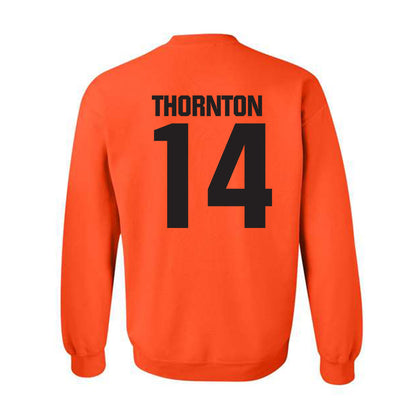 Oklahoma State - NCAA Football : Jabarie Thornton - Classic Shersey Crewneck Sweatshirt-1