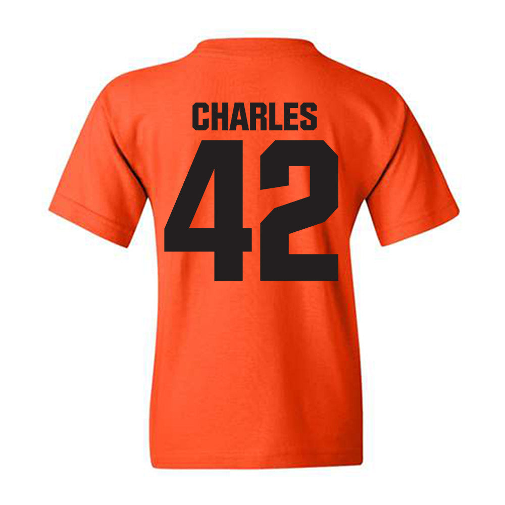 Oklahoma State - NCAA Football : Malik Charles - Classic Shersey Youth T-Shirt-1