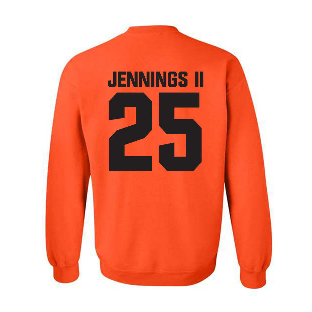 Oklahoma State - NCAA Men's Basketball : Robert Jennings II - Classic Shersey Crewneck Sweatshirt-1