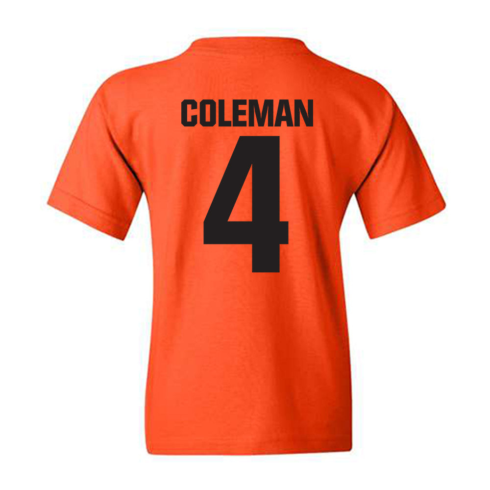 Oklahoma State - NCAA Men's Basketball : Christian Coleman - Classic Shersey Youth T-Shirt-1