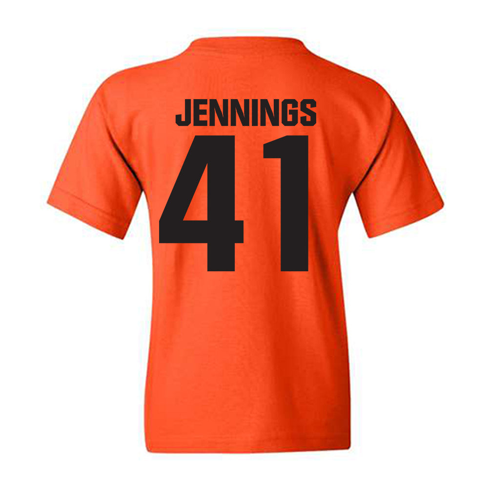 Oklahoma State - NCAA Baseball : Parker Jennings - Classic Shersey Youth T-Shirt-1