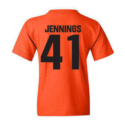 Oklahoma State - NCAA Baseball : Parker Jennings - Classic Shersey Youth T-Shirt-1