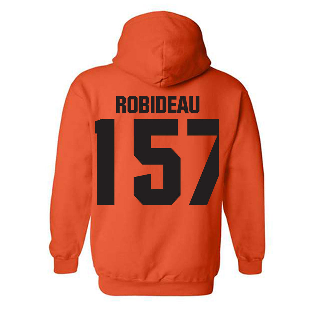 Oklahoma State - NCAA Wrestling : Landon Robideau - Classic Shersey Hooded Sweatshirt-1