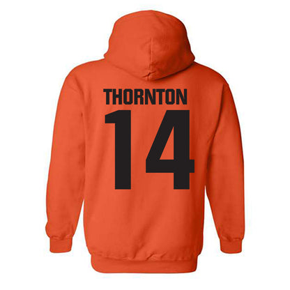 Oklahoma State - NCAA Football : Jabarie Thornton - Classic Shersey Hooded Sweatshirt-1