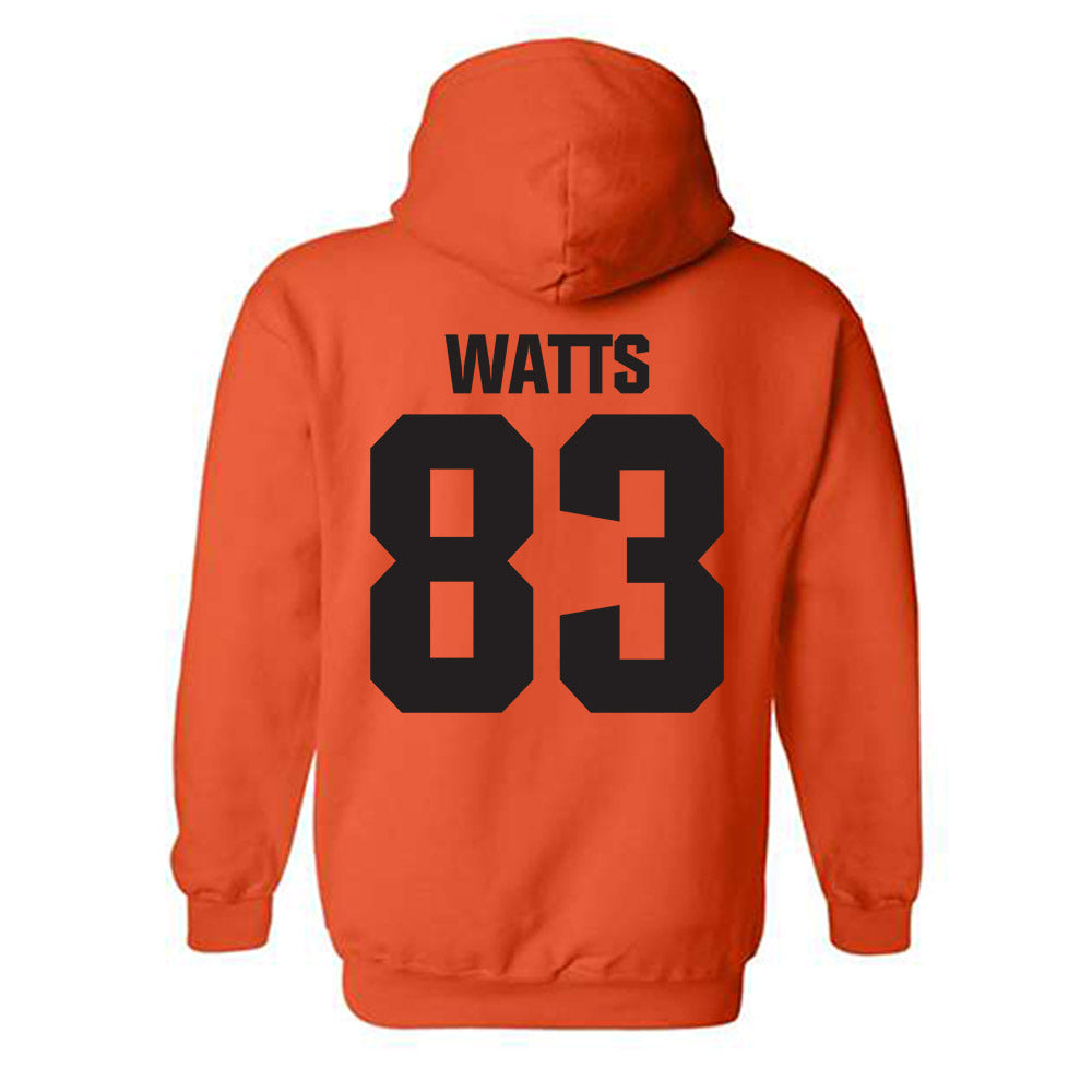 Oklahoma State - NCAA Football : Ty Watts - Classic Shersey Hooded Sweatshirt-1