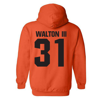 Oklahoma State - NCAA Football : Billy Walton iii - Classic Shersey Hooded Sweatshirt-1