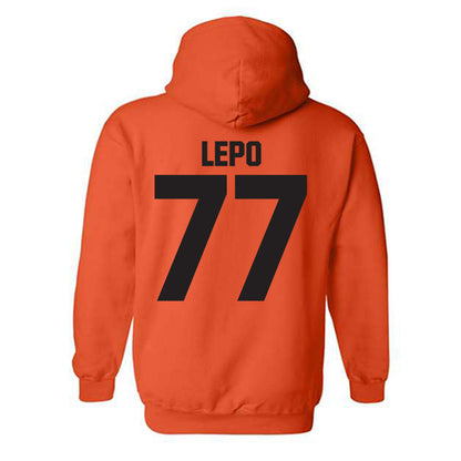 Oklahoma State - NCAA Football : Ashton Lepo - Classic Shersey Hooded Sweatshirt-1