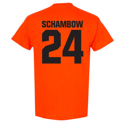Oklahoma State - NCAA Baseball : Quinn Schambow - Classic Shersey T-Shirt-1