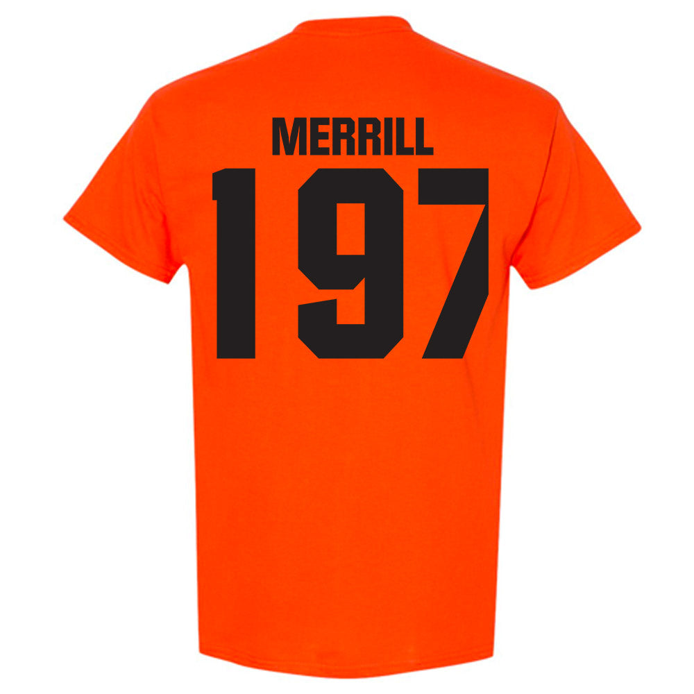 Oklahoma State - NCAA Wrestling : Cody Merrill - Classic Shersey T-Shirt-1