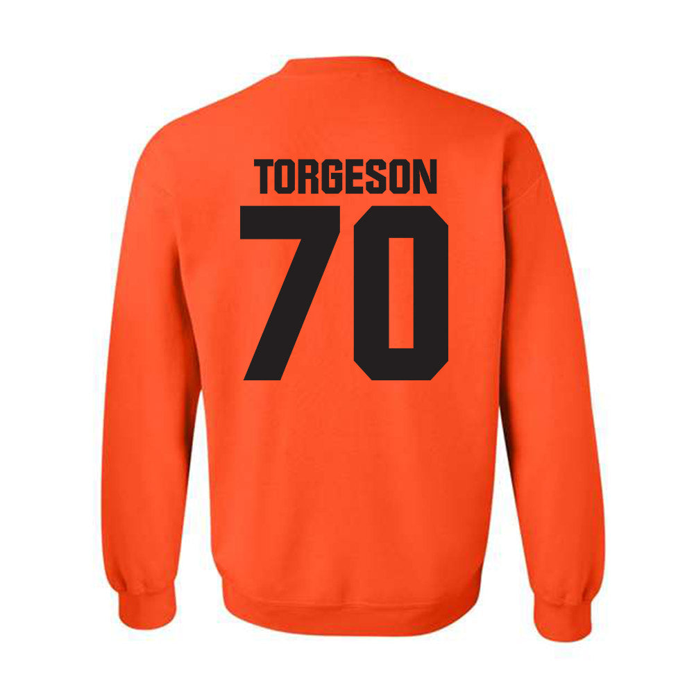 Oklahoma State - NCAA Football : Shaun Torgeson - Classic Shersey Crewneck Sweatshirt-1