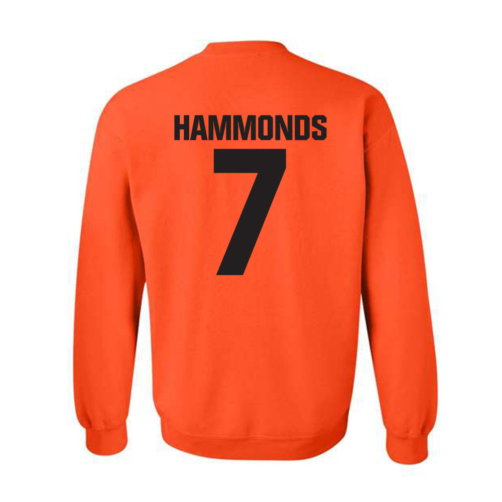 Oklahoma State - NCAA Football : Quinton Hammonds - Classic Shersey Crewneck Sweatshirt-1