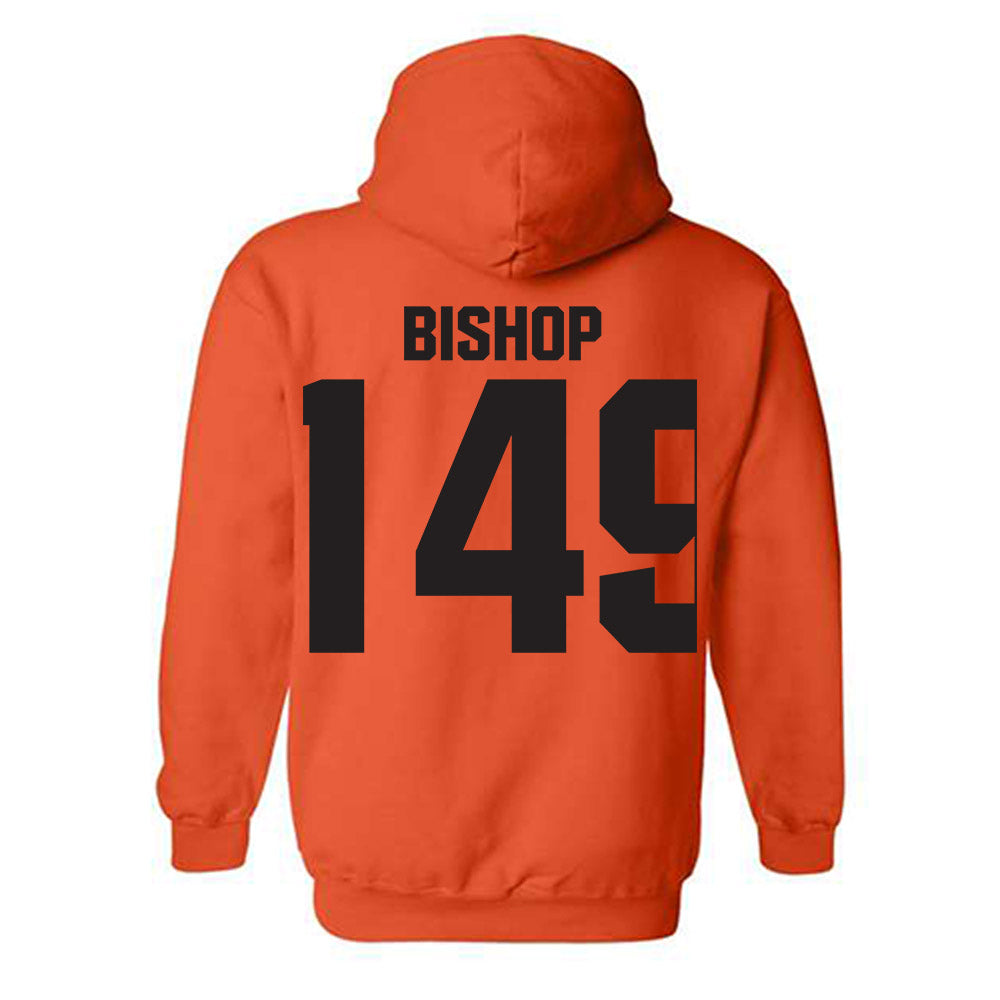 Oklahoma State - NCAA Wrestling : Max Bishop - Classic Shersey Hooded Sweatshirt-1