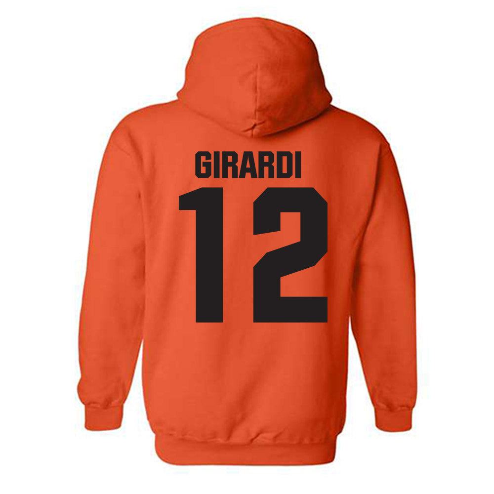 Oklahoma State - NCAA Women's Basketball : Lena Girardi - Classic Shersey Hooded Sweatshirt-1