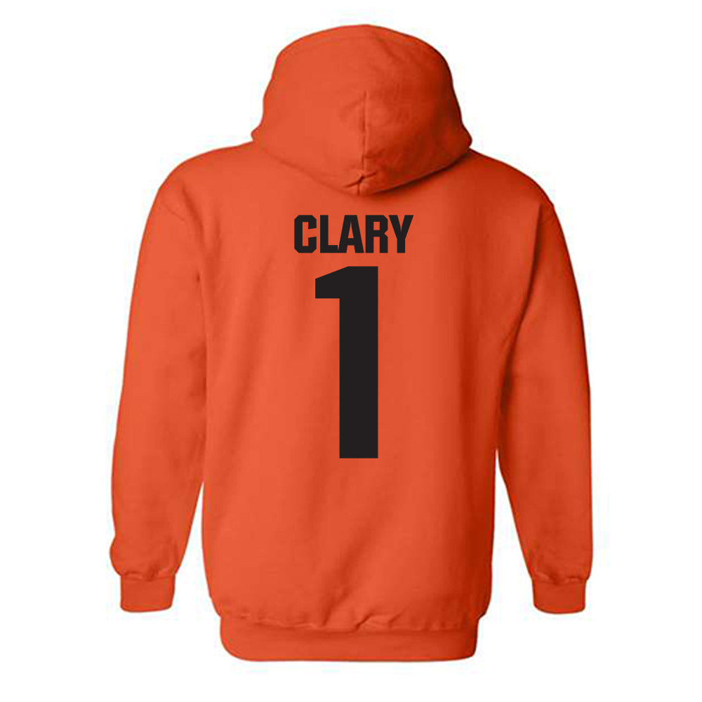 Oklahoma State - NCAA Men's Basketball : Kanye Clary - Classic Shersey Hooded Sweatshirt-1