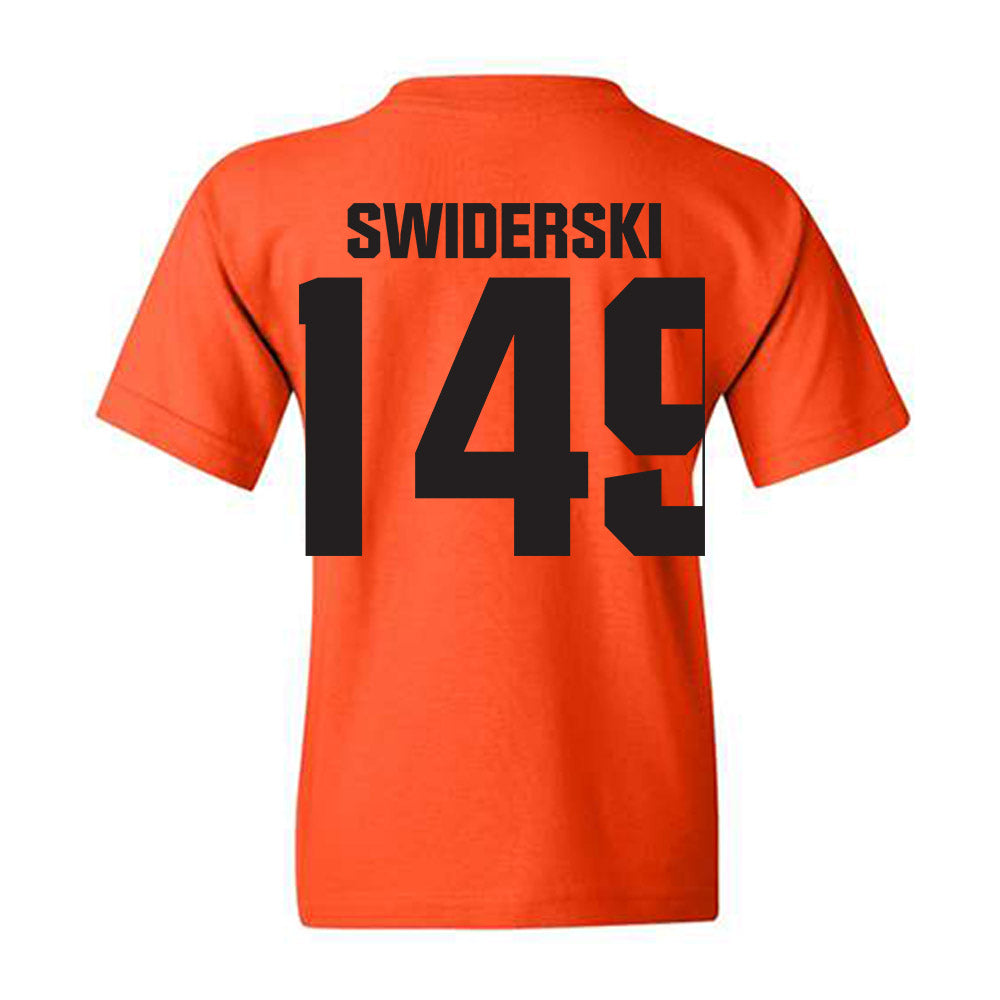 Oklahoma State - NCAA Wrestling : Casey Swiderski - Classic Shersey Youth T-Shirt-1