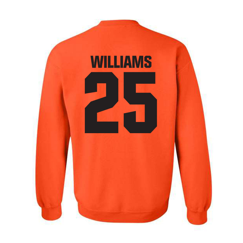 Oklahoma State - NCAA Football : Markeith Williams - Classic Shersey Crewneck Sweatshirt-1