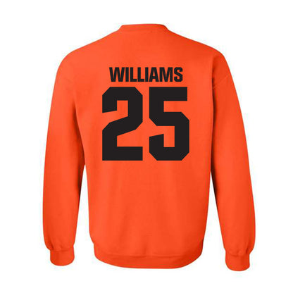 Oklahoma State - NCAA Football : Markeith Williams - Classic Shersey Crewneck Sweatshirt-1