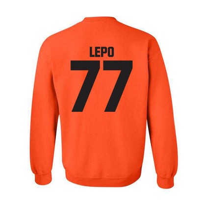 Oklahoma State - NCAA Football : Ashton Lepo - Classic Shersey Crewneck Sweatshirt-1
