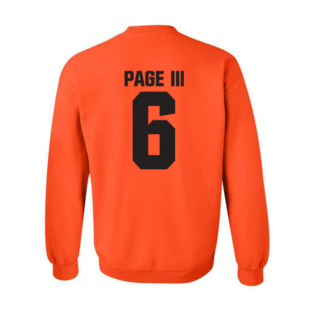 Oklahoma State - NCAA Football : Tre Page III - Classic Shersey Crewneck Sweatshirt-1