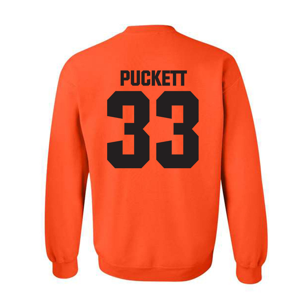 Oklahoma State - NCAA Football : Jack Puckett - Classic Shersey Crewneck Sweatshirt-1