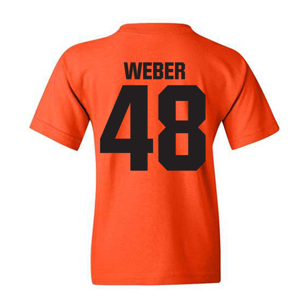 Oklahoma State - NCAA Baseball : Aaron Weber - Classic Shersey Youth T-Shirt-1