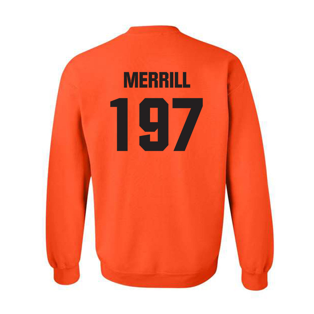 Oklahoma State - NCAA Wrestling : Cody Merrill - Classic Shersey Crewneck Sweatshirt-1