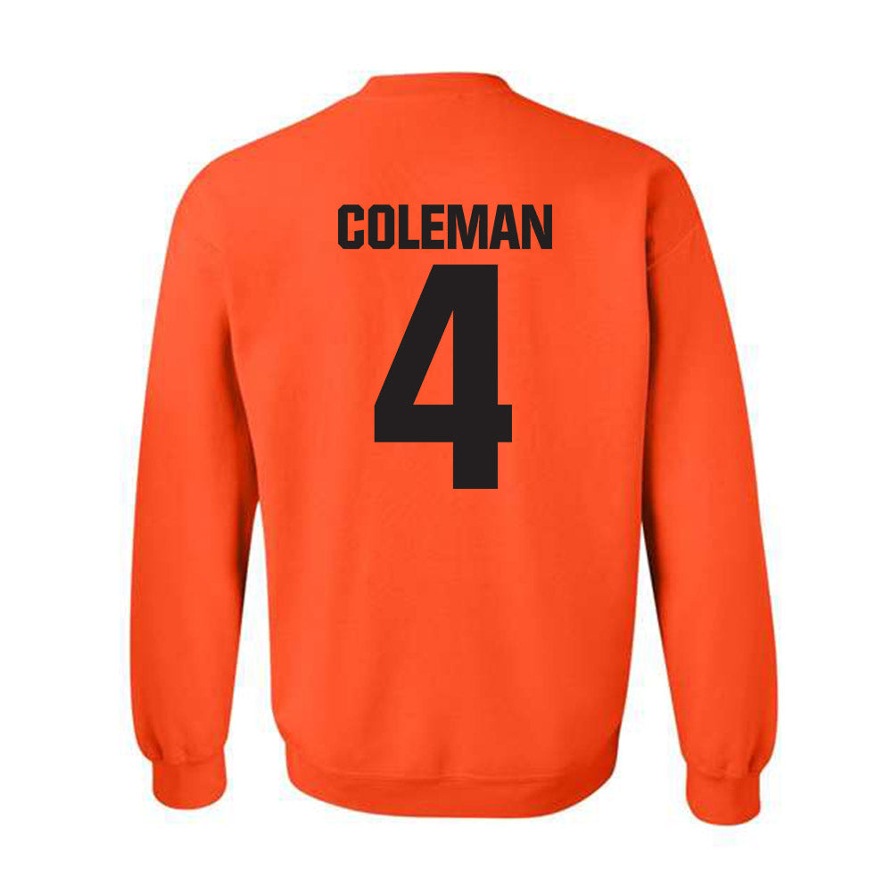 Oklahoma State - NCAA Men's Basketball : Christian Coleman - Classic Shersey Crewneck Sweatshirt-1