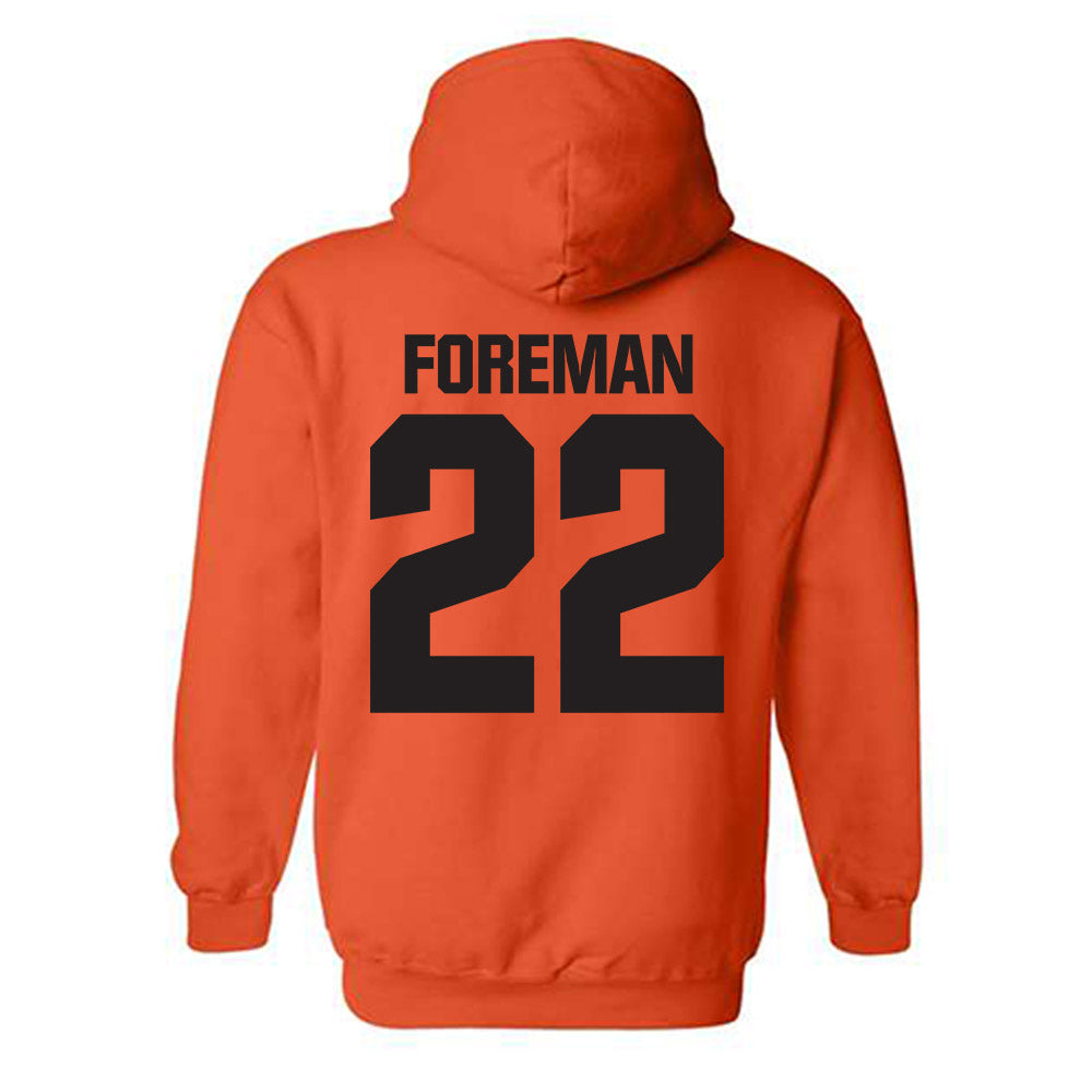 Oklahoma State - NCAA Football : Kobi Foreman - Classic Shersey Hooded Sweatshirt-1