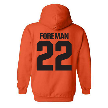 Oklahoma State - NCAA Football : Kobi Foreman - Classic Shersey Hooded Sweatshirt-1