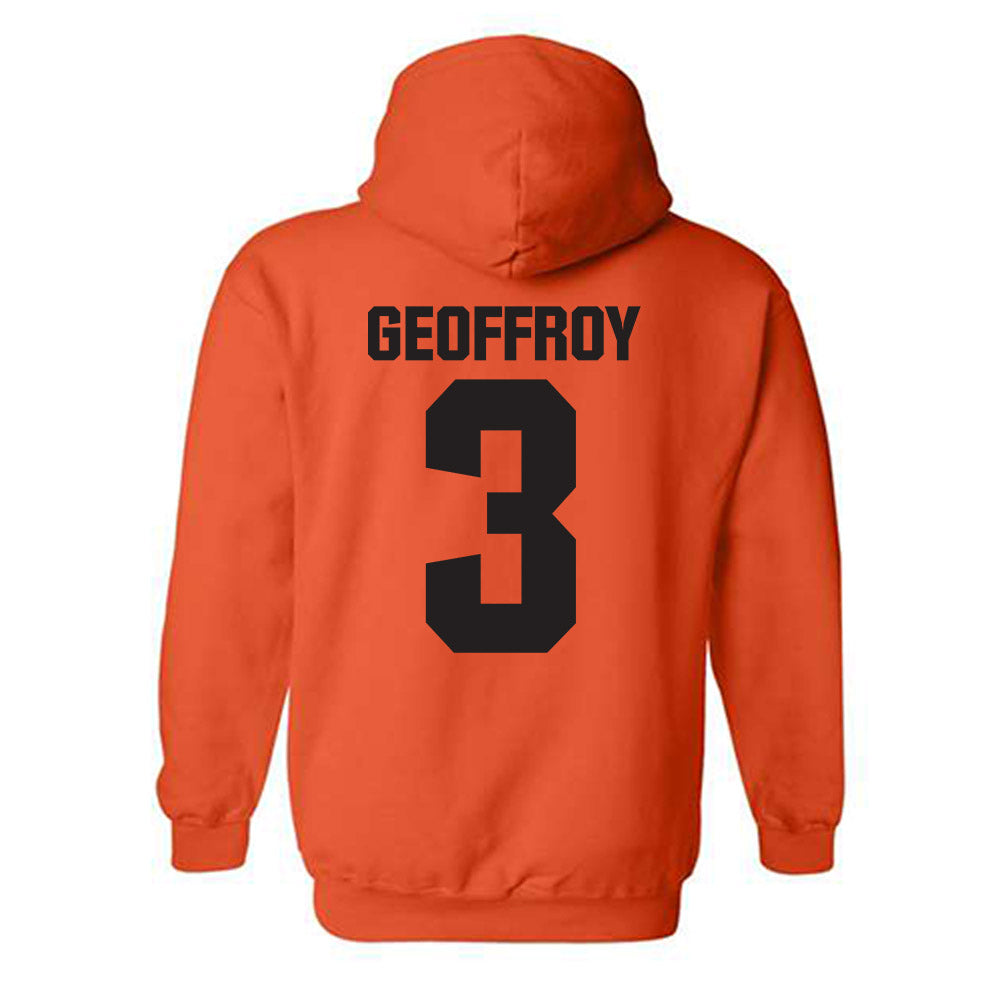 Oklahoma State - NCAA Women's Soccer : Ellie Geoffroy - Classic Shersey Hooded Sweatshirt-1