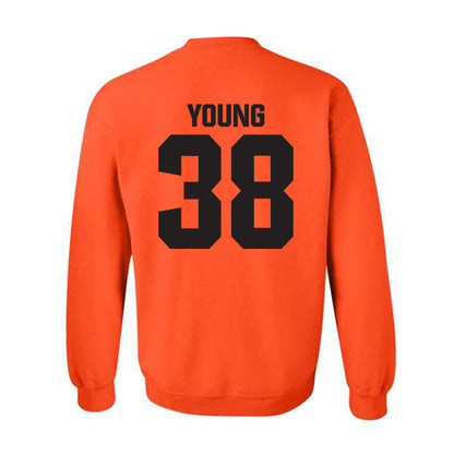 Oklahoma State - NCAA Football : Carlveon Young - Classic Shersey Crewneck Sweatshirt-1