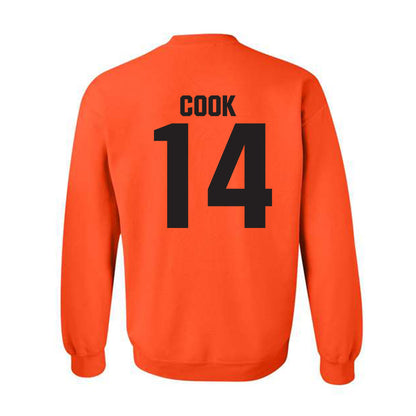 Oklahoma State - NCAA Football : Jeremy Cook - Classic Shersey Crewneck Sweatshirt-1
