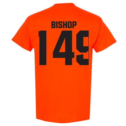Oklahoma State - NCAA Wrestling : Max Bishop - Classic Shersey T-Shirt-1