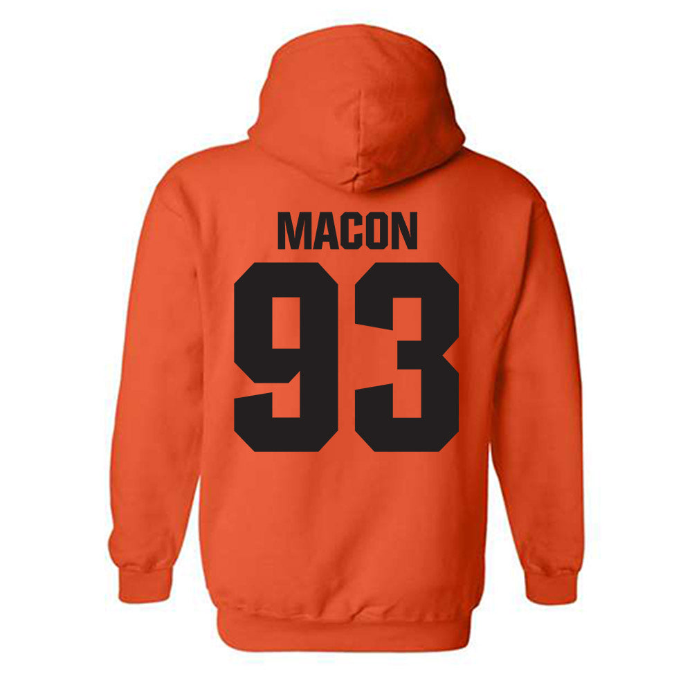 Oklahoma State - NCAA Football : Dominic Macon - Classic Shersey Hooded Sweatshirt-1