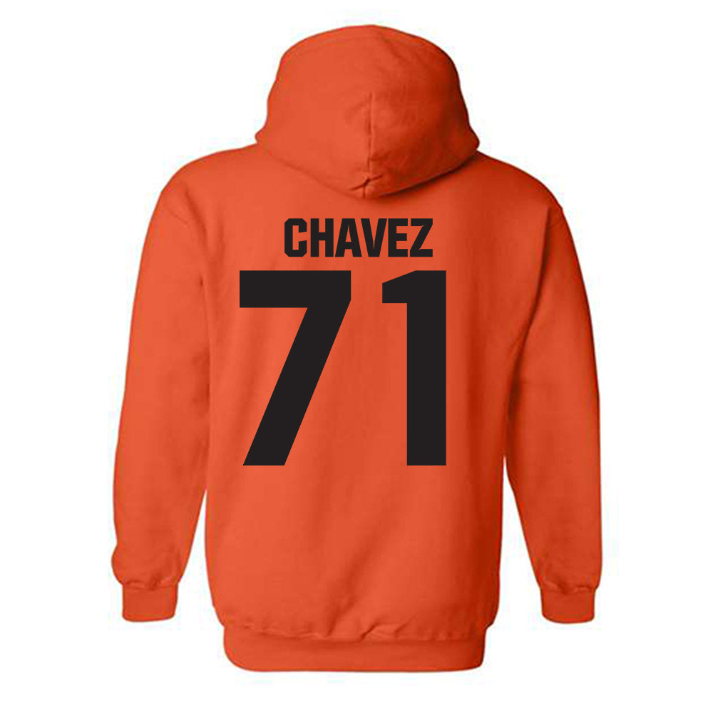 Oklahoma State - NCAA Football : Miguel Chavez - Classic Shersey Hooded Sweatshirt-1