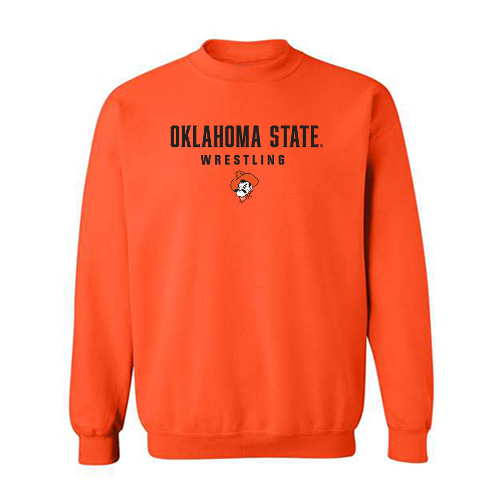 Oklahoma State - NCAA Wrestling : Dean Hamiti - Classic Shersey Crewneck Sweatshirt-0