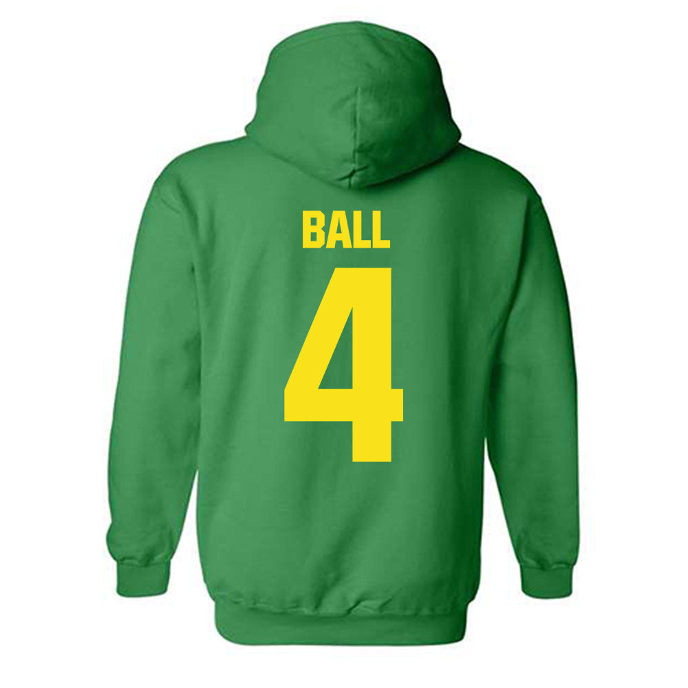 Oregon - NCAA Football : Tradarian Ball - Hooded Sweatshirt-1