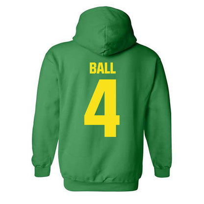 Oregon - NCAA Football : Tradarian Ball - Hooded Sweatshirt-1