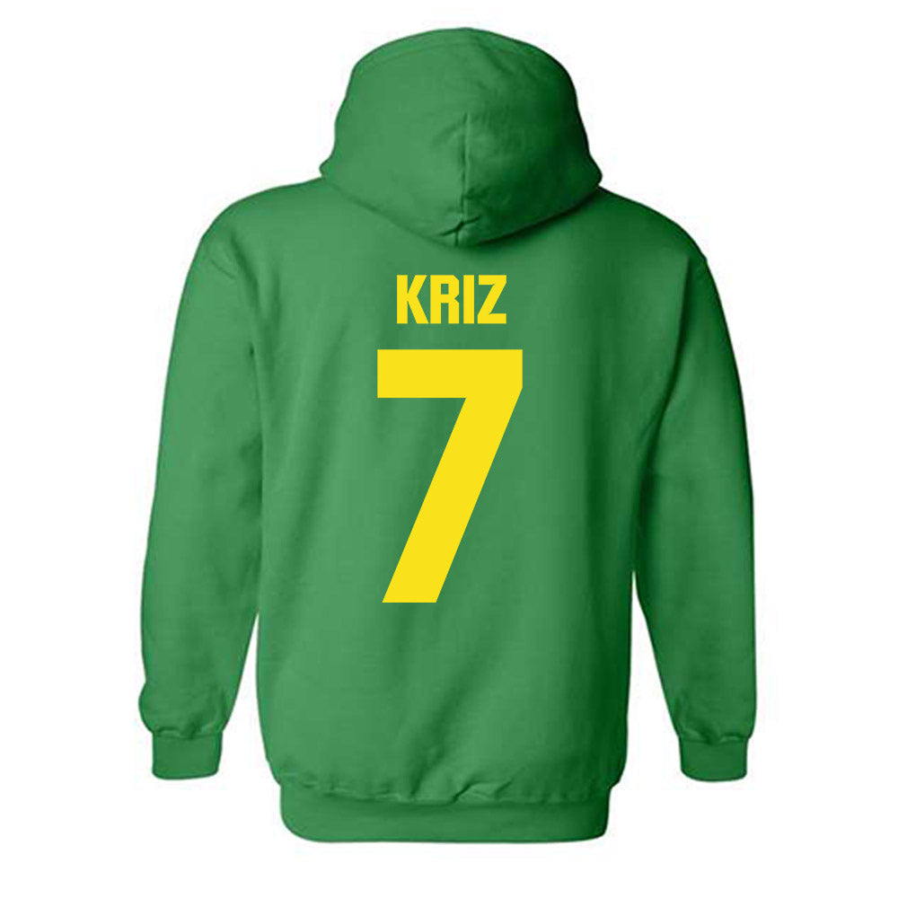 Oregon - NCAA Beach Volleyball : Alex Kriz - Hooded Sweatshirt-1