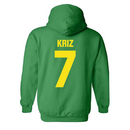 Oregon - NCAA Beach Volleyball : Alex Kriz - Hooded Sweatshirt-1