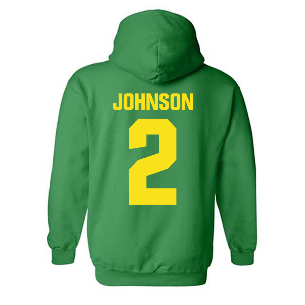 Oregon - NCAA Men's Basketball : Jasper Johnson - Hooded Sweatshirt-1
