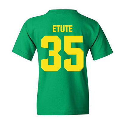Oregon - NCAA Women's Basketball : Ehis Etute - Youth T-Shirt-1