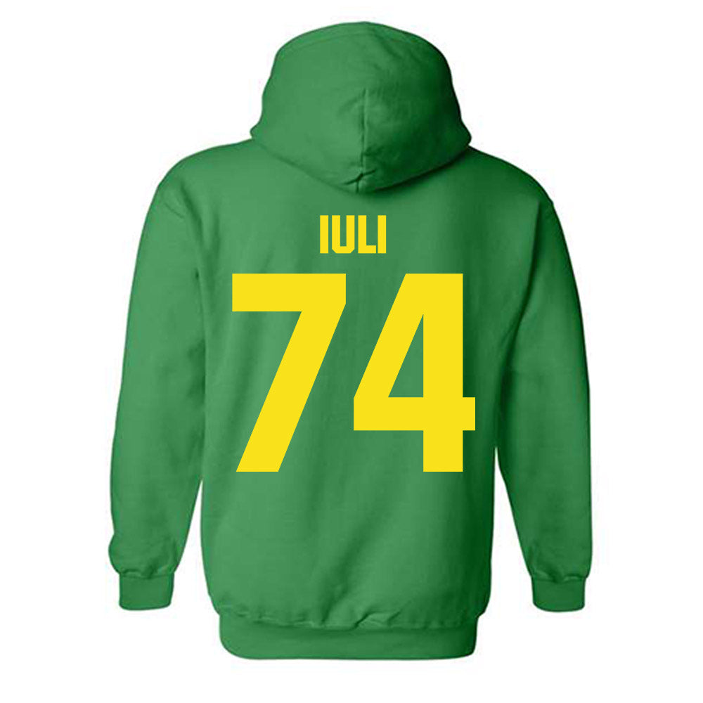 Oregon - NCAA Football : Dave Iuli - Hooded Sweatshirt-1