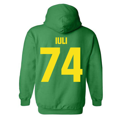 Oregon - NCAA Football : Dave Iuli - Hooded Sweatshirt-1