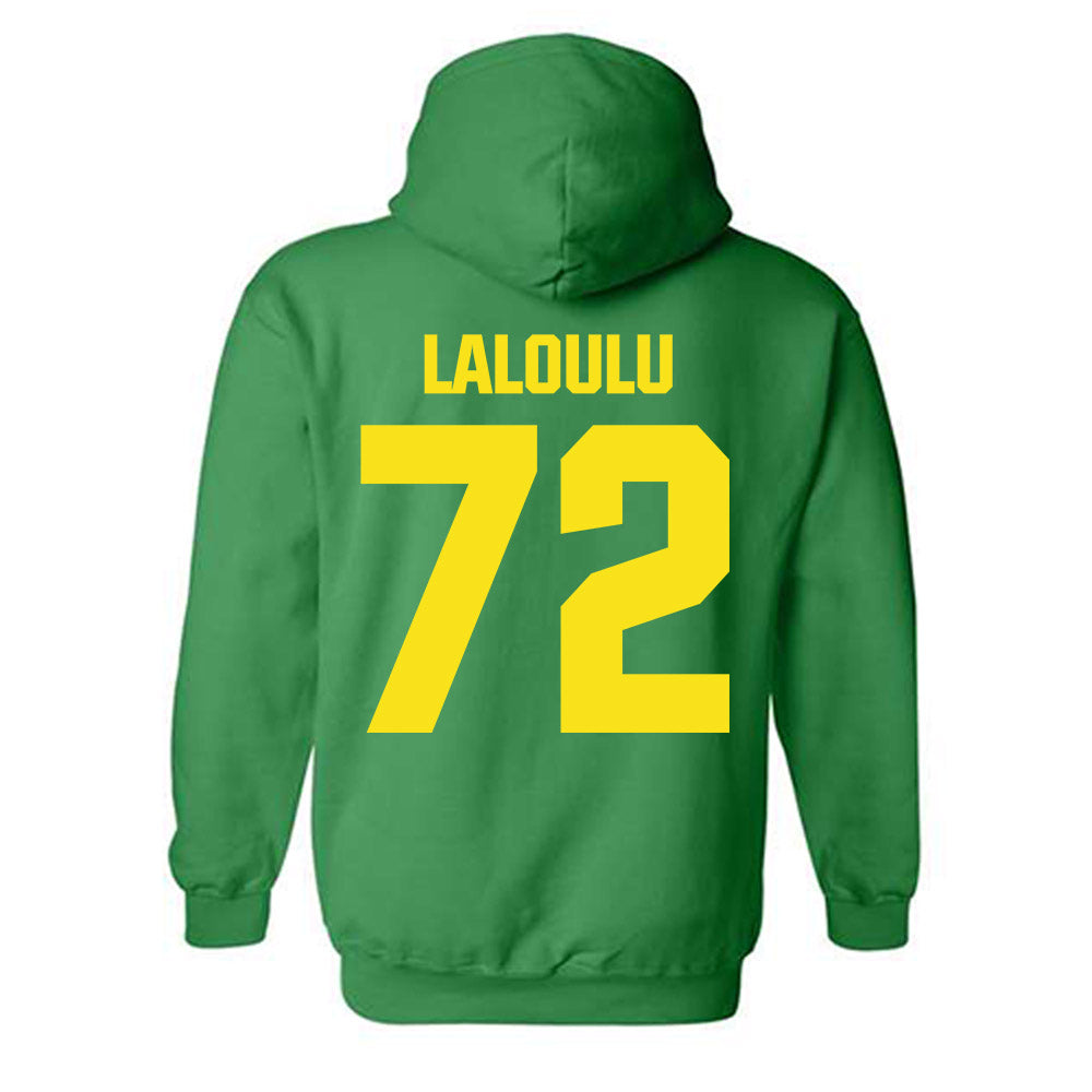 Oregon - NCAA Football : Iapani Laloulu - Hooded Sweatshirt-1