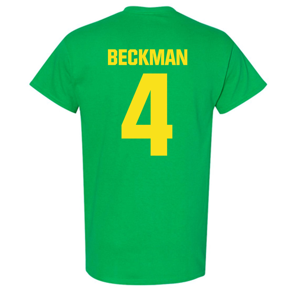 Oregon - NCAA Women's Lacrosse : Caitlin Beckman - T-Shirt-1